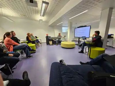 CGC Osk students participating in a classroom discussion