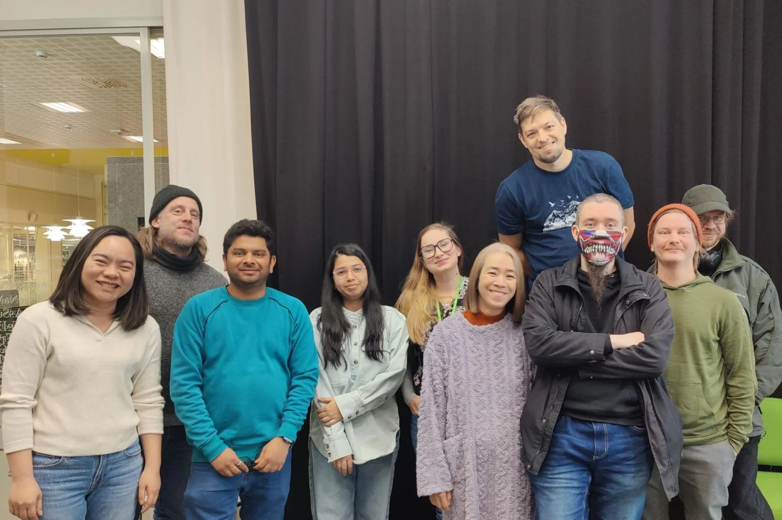 CGC Osk students together at a cooperative gathering